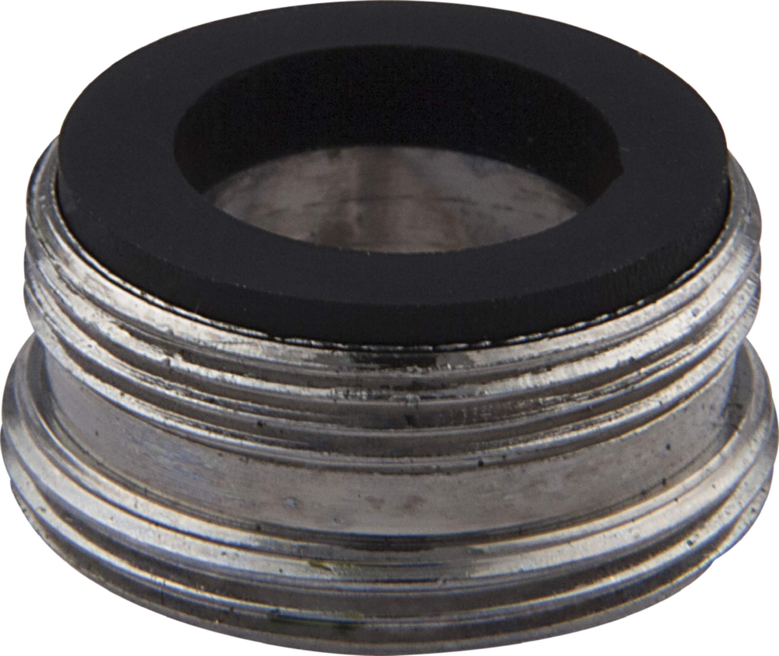 PlumbShop Aerator Adapter, Chrome, Small, 1-pk Front_Elevated