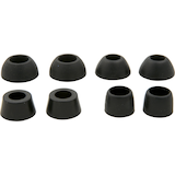 Rondelles coniques assorties PlumbShop, caoutchouc, noir, paq. 8 Front_Elevated