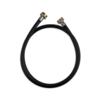 PlumbShop Brass Hose Adapter, 3/4-in MHT x 3/4-in MIP Tapped 1/2-in FIP,  1-pk