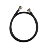 PlumbShop PVC Washing Machine Connector, Black, 5-ft Overhead_Flat