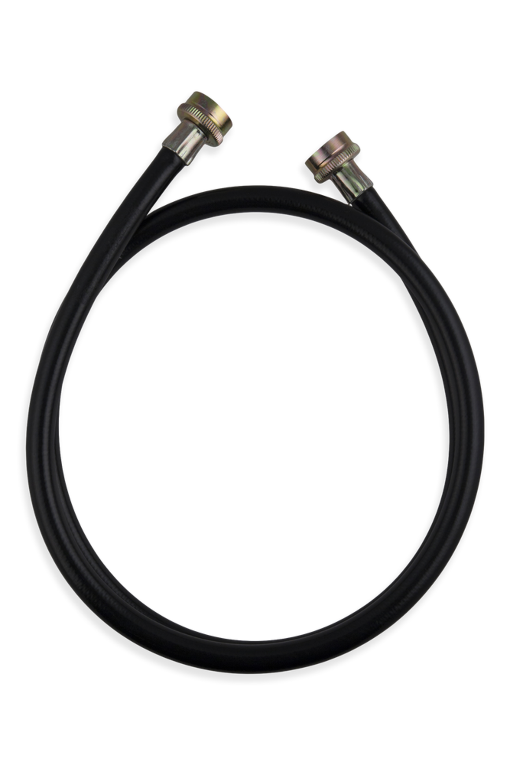 PlumbShop PVC Washing Machine Connector, Black, 5-ft Overhead_Flat