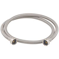 PlumbShop Stainless Steel Washing Machine Connector, 60-in, 2-pk Front_Elevated