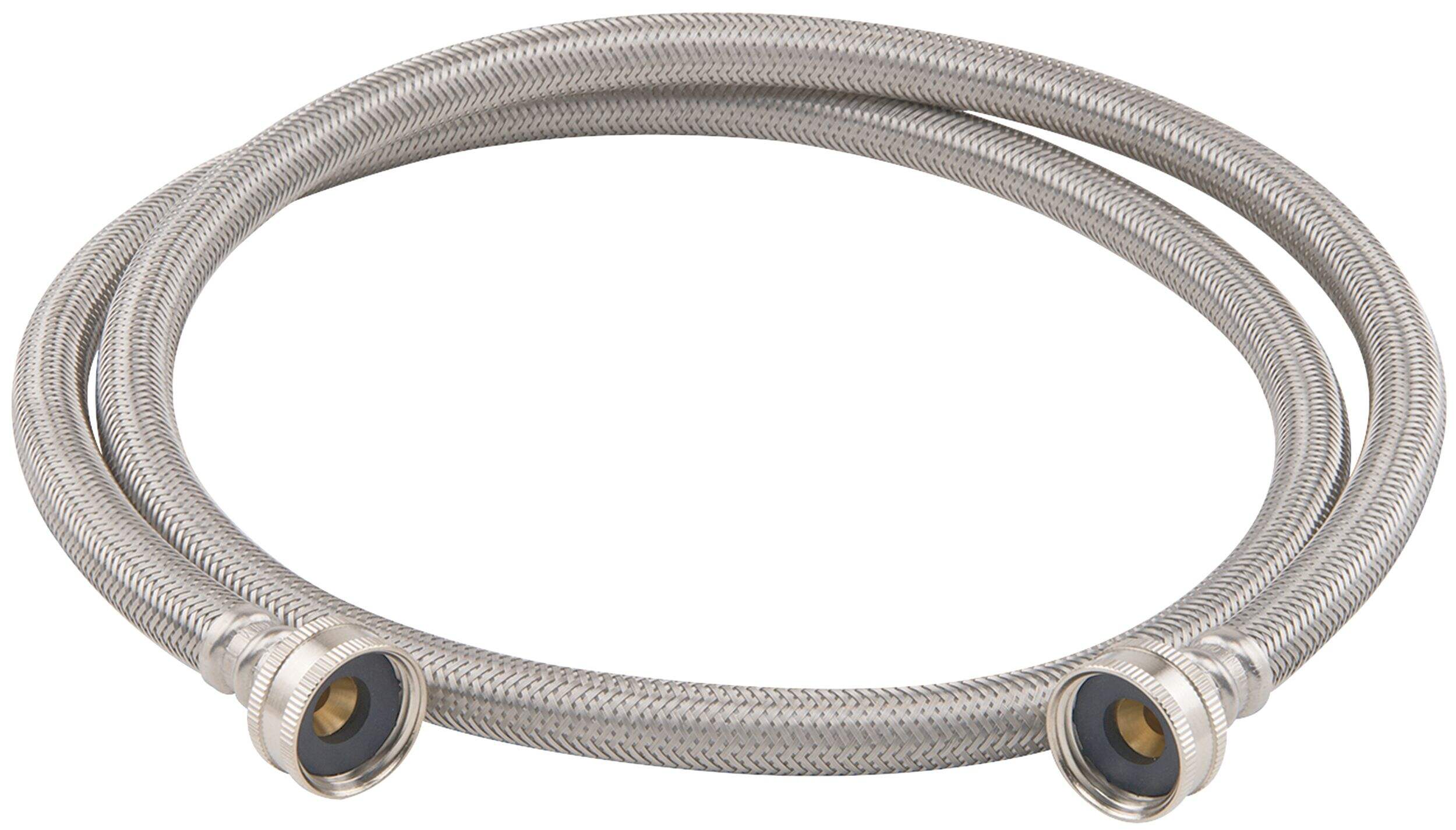 PlumbShop Stainless Steel Washing Machine Connector, 60-in, 2-pk Front_Elevated