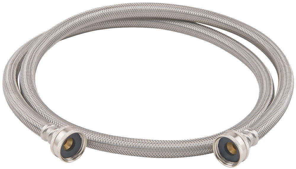 Stainless Steel Washing Machine Connector, 60in, 2pk