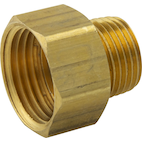 PlumbShop Brass Compression Elbow Fitting, 1/2-in MIP x 3/8-in OD