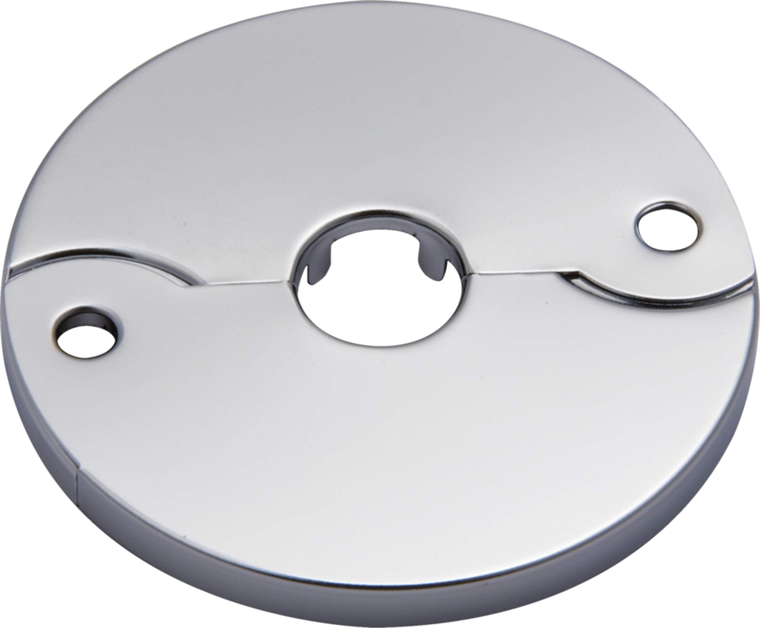 Bride 2 pièces pour plancher/plafond PlumbShop, chromé, tube de 3/4 po de diamètre extérieur ou IPS de 1/2 po Overhead_Plunge