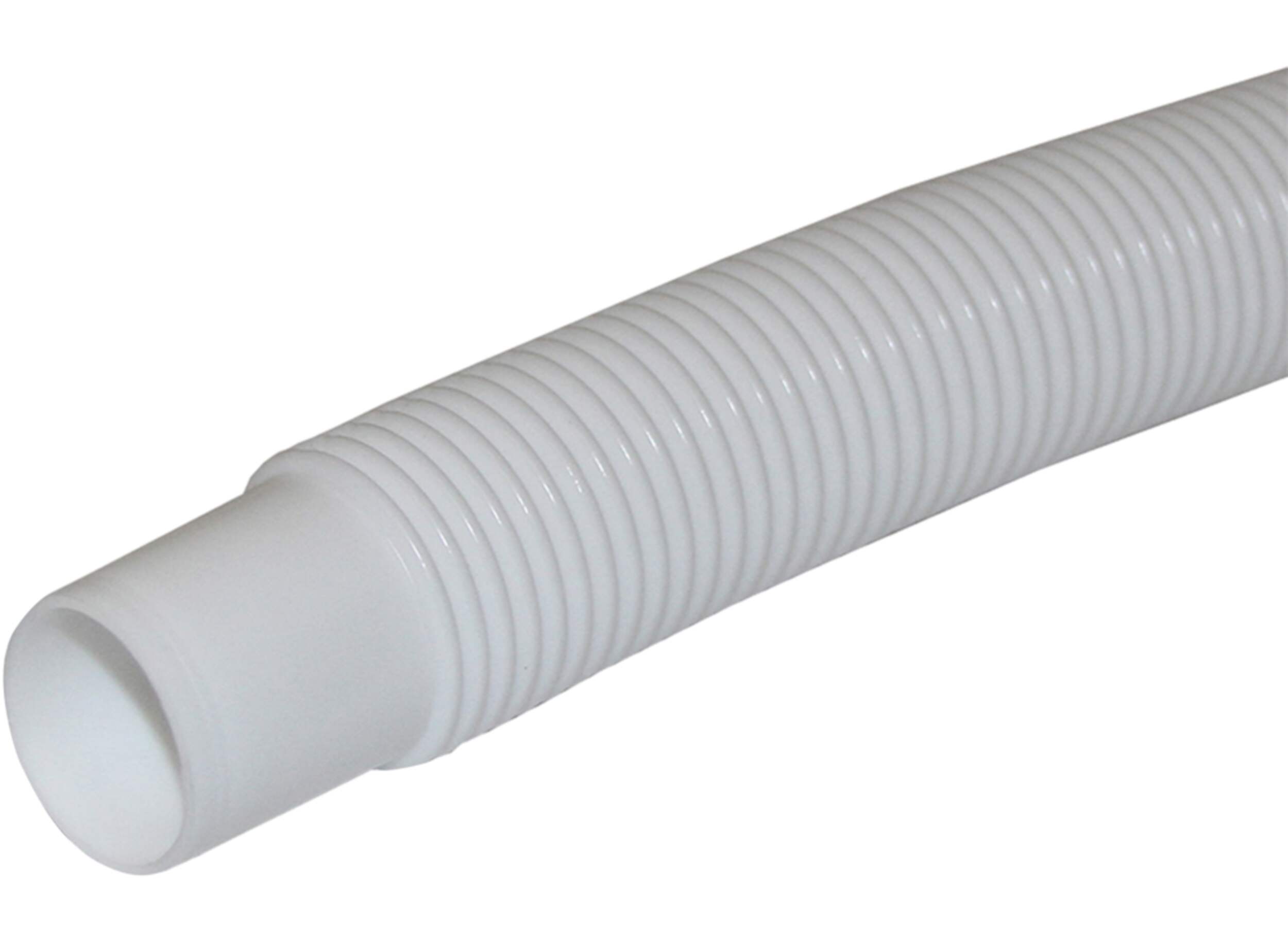 PlumbShop Poly Bilge Pump Hose, White, 1.125-in ID x 1.625-in OD x 6-ft Front_Angled_Left