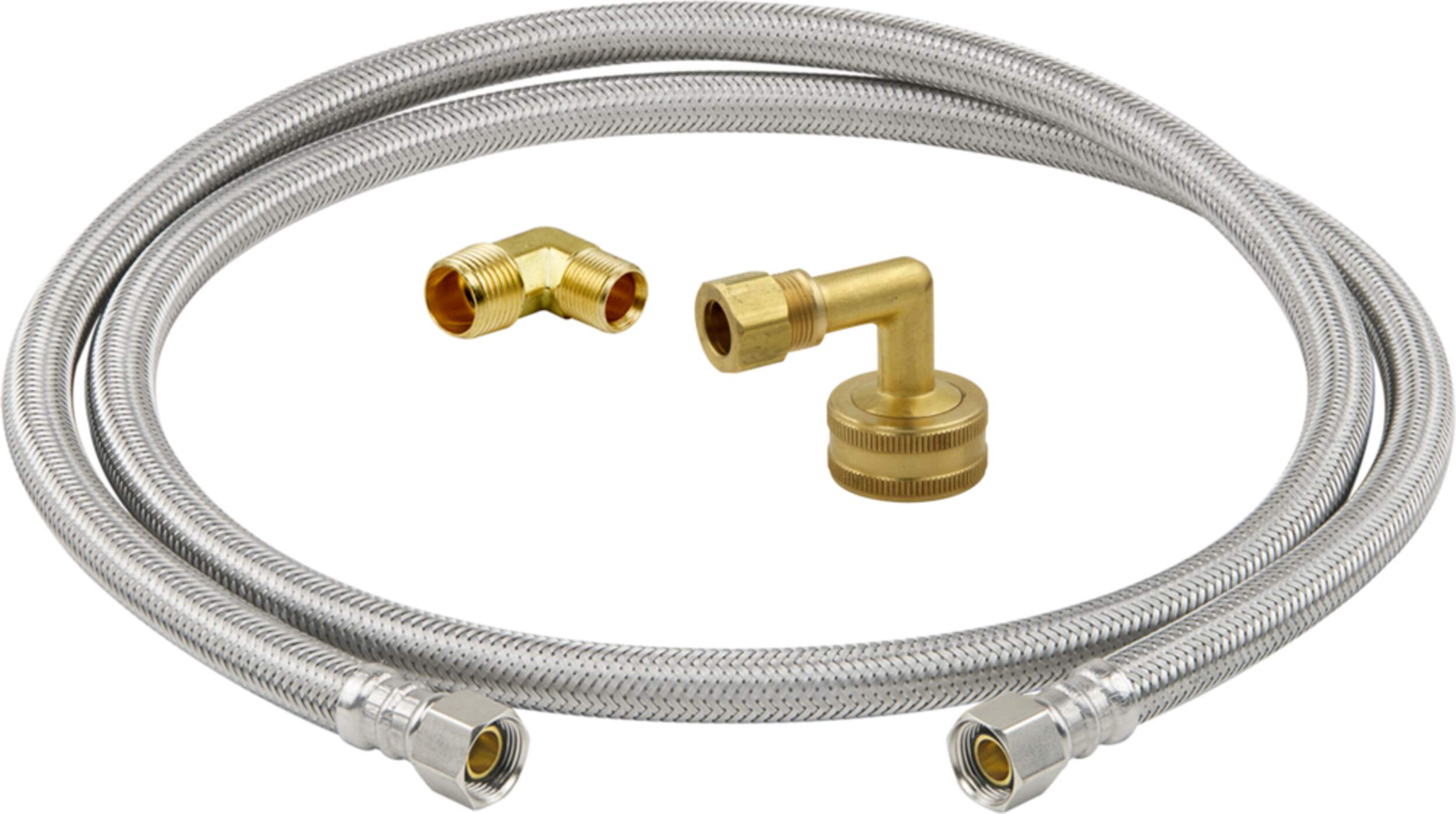 PlumbShop by BrassCraft Dishwasher Connector Supply Line Kit, 72-in Composite_or_Mixed