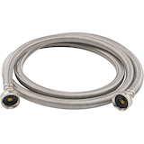 PlumbShop High Pressure Stainless Steel Washing Machine Hose, 72-in Composite_or_Mixed