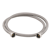 PlumbShop High Pressure Stainless Steel Washing Machine Hose, 60-in Composite_or_Mixed