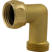 Coude de 90 degrés PlumbShop, laiton, paq. 1