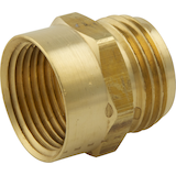 PlumbShop Brass Garden Hose Adapter, 3/4-in Male Hose x 3/4-in FIP Front_Angled_Right