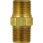 PlumbShop Brass Hose Barb Adapter, 1/4-in MIP x 3/8-in ID Hose