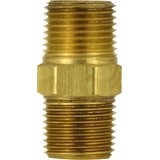 Raccord hexagonal de tuyau en laiton PlumbShop, 3/8 po MIP, paq. 1 Overhead_Flat