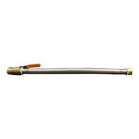 Raccord de chauffe-eau Waterline Push N' Connect avec robinet à bille, 18 x FIP de 3/4 pi x 1/2 po Side_Left