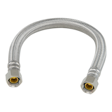 PlumbShop Stainless Steel Dishwasher Connector, 12-in Front_Elevated