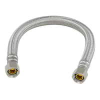 PlumbShop Stainless Steel Dishwasher Connector, 12-in Front_Elevated