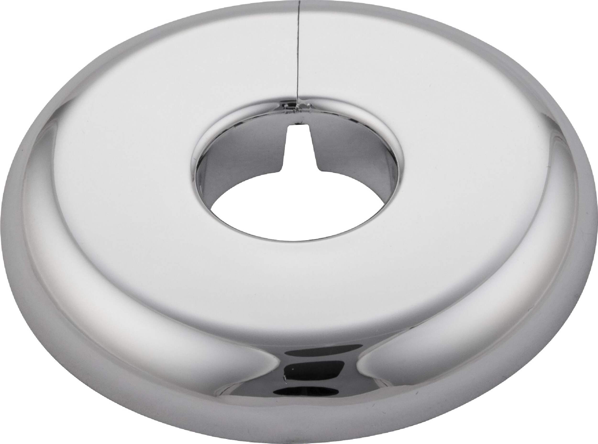 PlumbShop Plastic Split Flange, 1/2-in IPS, Chrome Overhead_Plunge