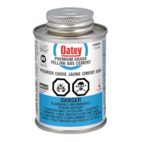 Ciment Oatey pour ABS de qualité supérieure, jaune, 118 mL