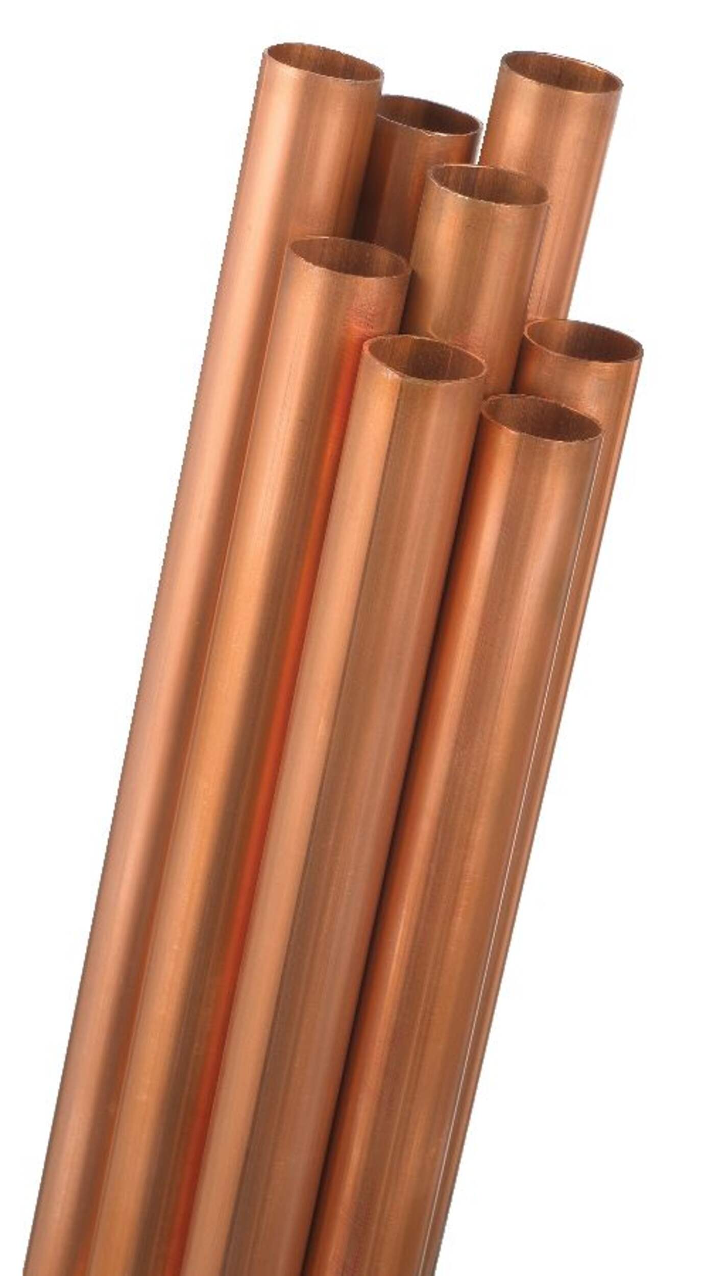 Great Lakes Copper Type L Copper Pipe, 1/2-in x 4-ft Composite_or_Mixed