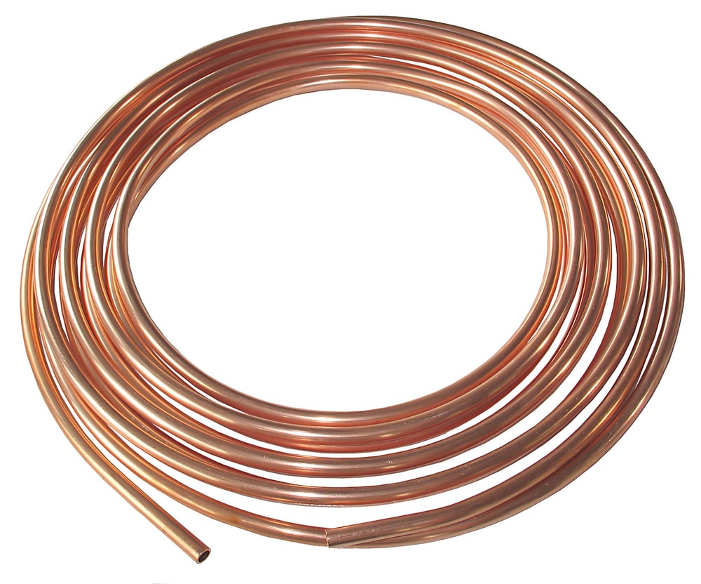 Soft Copper Tubing,1/4in x 10ft Canadian Tire