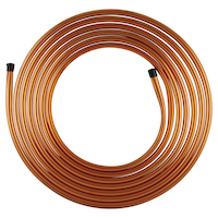PlumbShop Soft Copper Tubing, 1/4-in x 20-ft