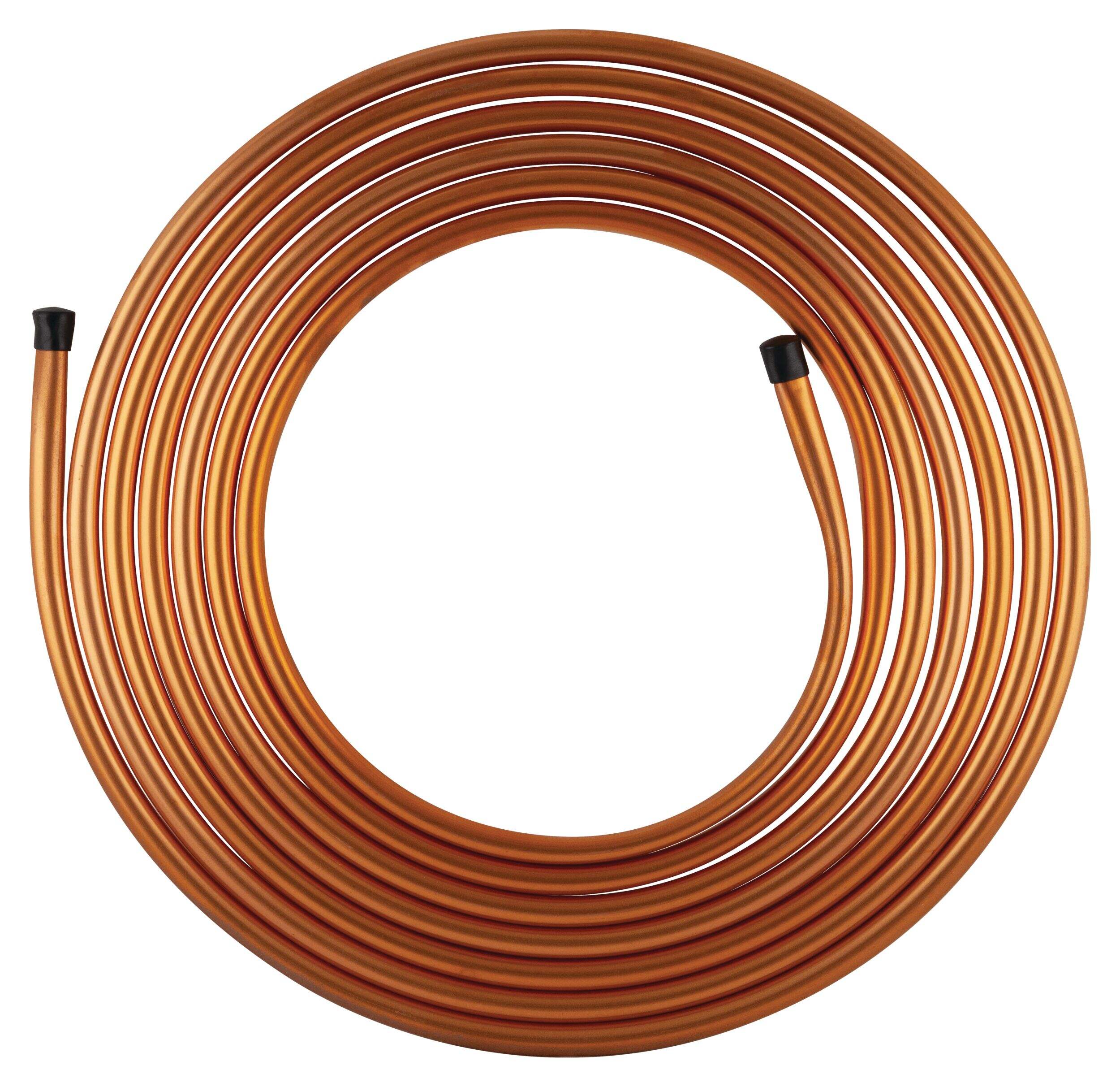 PlumbShop Soft Copper Tubing, 1/4-in x 20-ft Overhead_Flat