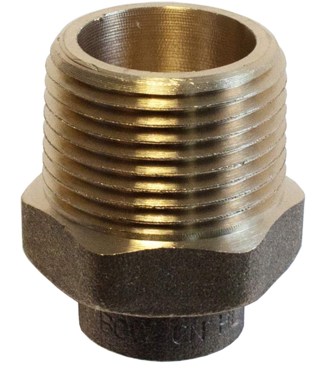 Brass Pipe Thread Adapter Fitting - FPT x MPT Reducer
