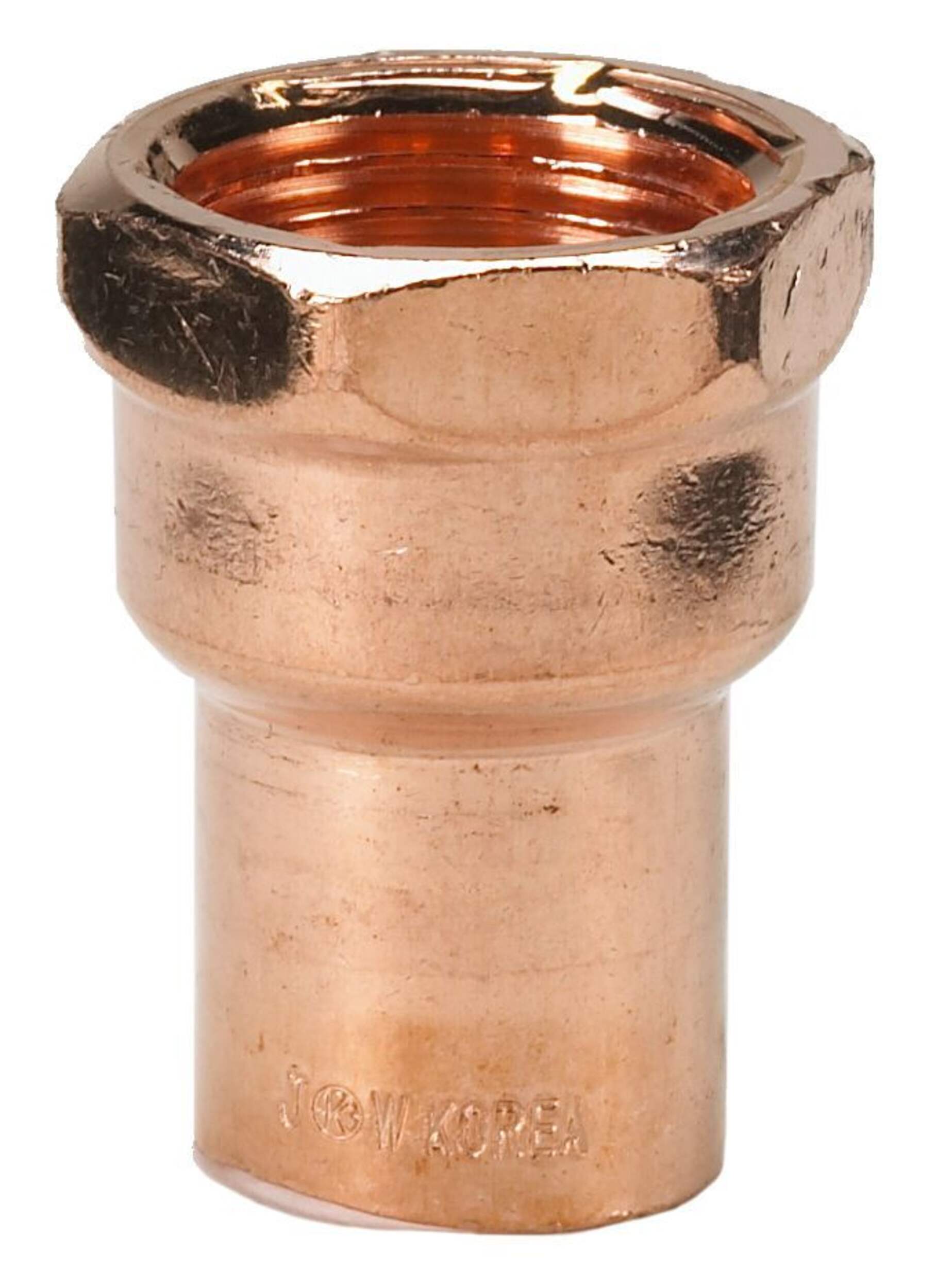 Bow Copper Drainage Pipe Thread Adapter, Male & Female Thread Pipe, 1/2-in Front_Elevated