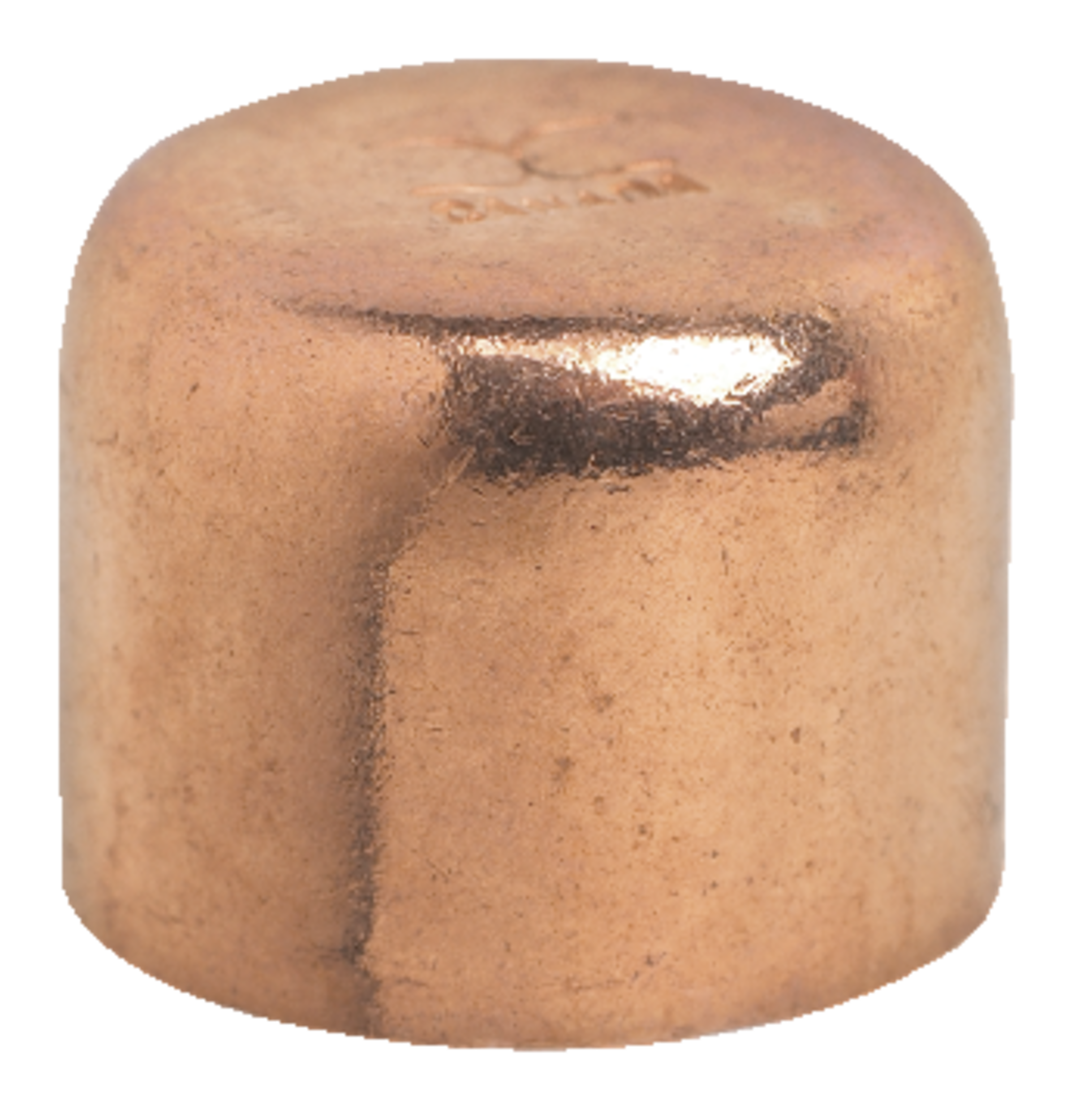 Bow Copper Tube Cap, 1/2-in Front_Elevated
