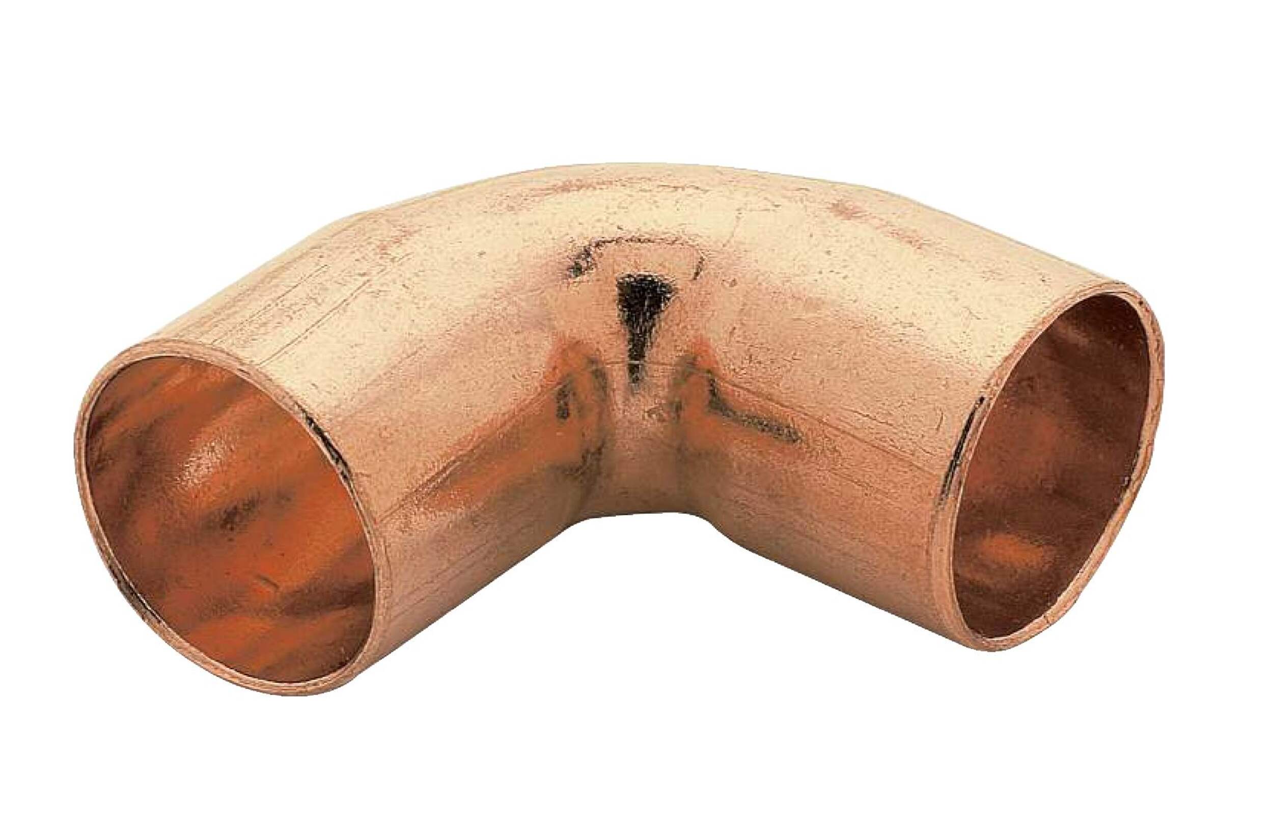 Bow Copper 90-Degree Elbow, Assorted Sizes Front_Elevated
