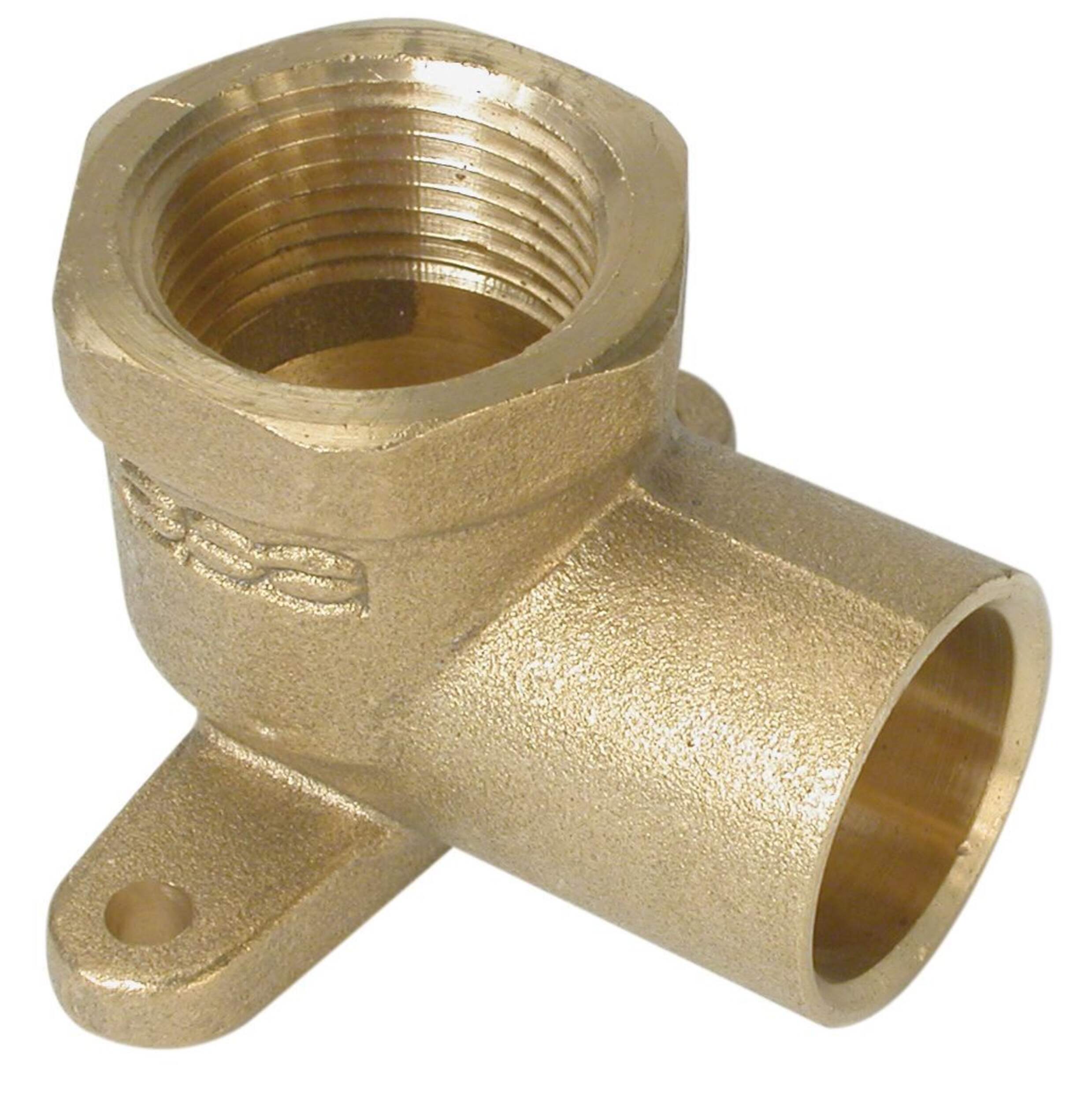 Bow Copper 90-Degree Elbow Drop Ear to Female Thread Pipe, 1/2-in Overhead_Plunge