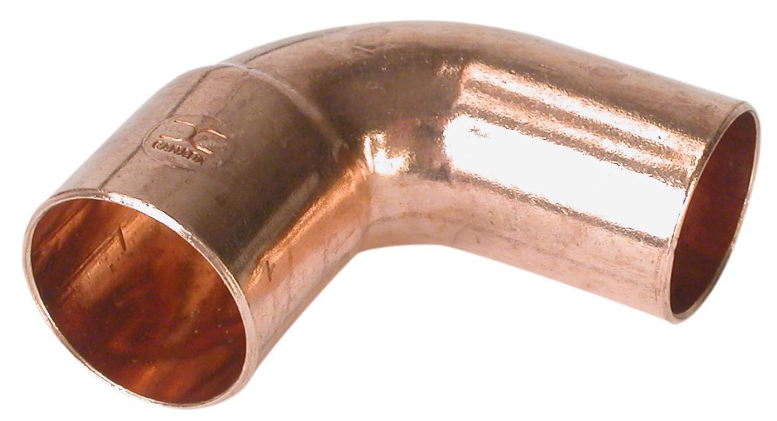 Raccords en coude mâle-femelle Bow de 90 degrés, en cuivre, 1/2 po Bottom_Plunge