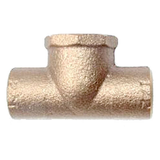 Bow Copper Tee, Female Pipe Thread, 1/2-in Front_Flat