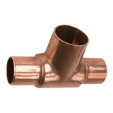 Raccord de tuyau en T cuivre-cuivre Bow, 1/2 x 1/2 x 3/4 po Overhead_Plunge