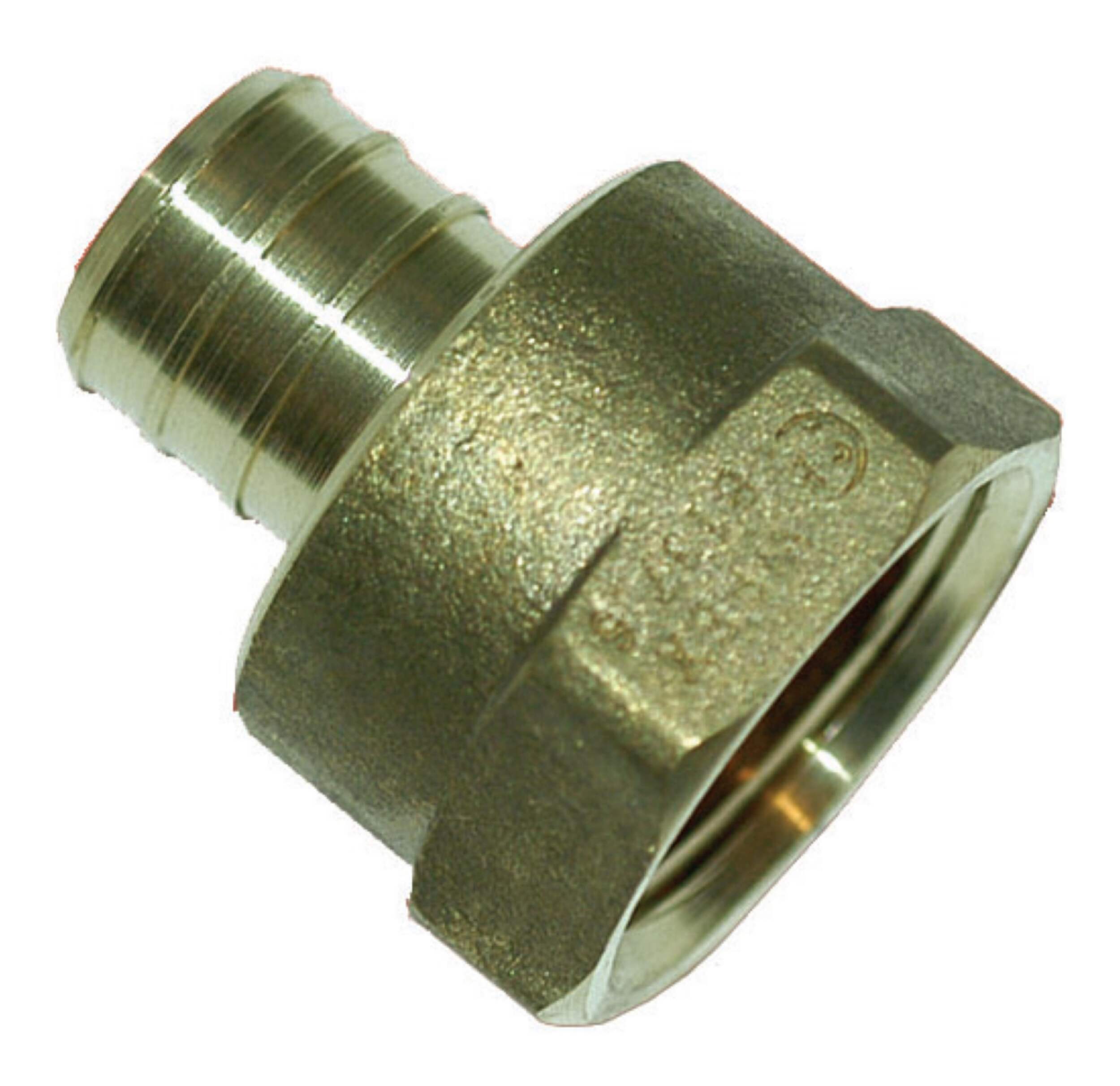 Waterline Solid Brass Female Sweat Adapter for PEX Pipe, 3/4-in x 3/4-in Overhead_Plunge