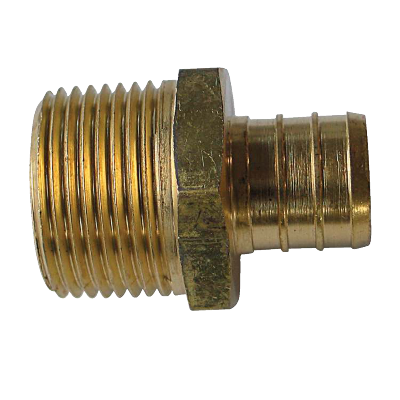 Waterline Solid Brass Male Pipe Adapter for PEX Pipe, 1/2 x 3/4-in