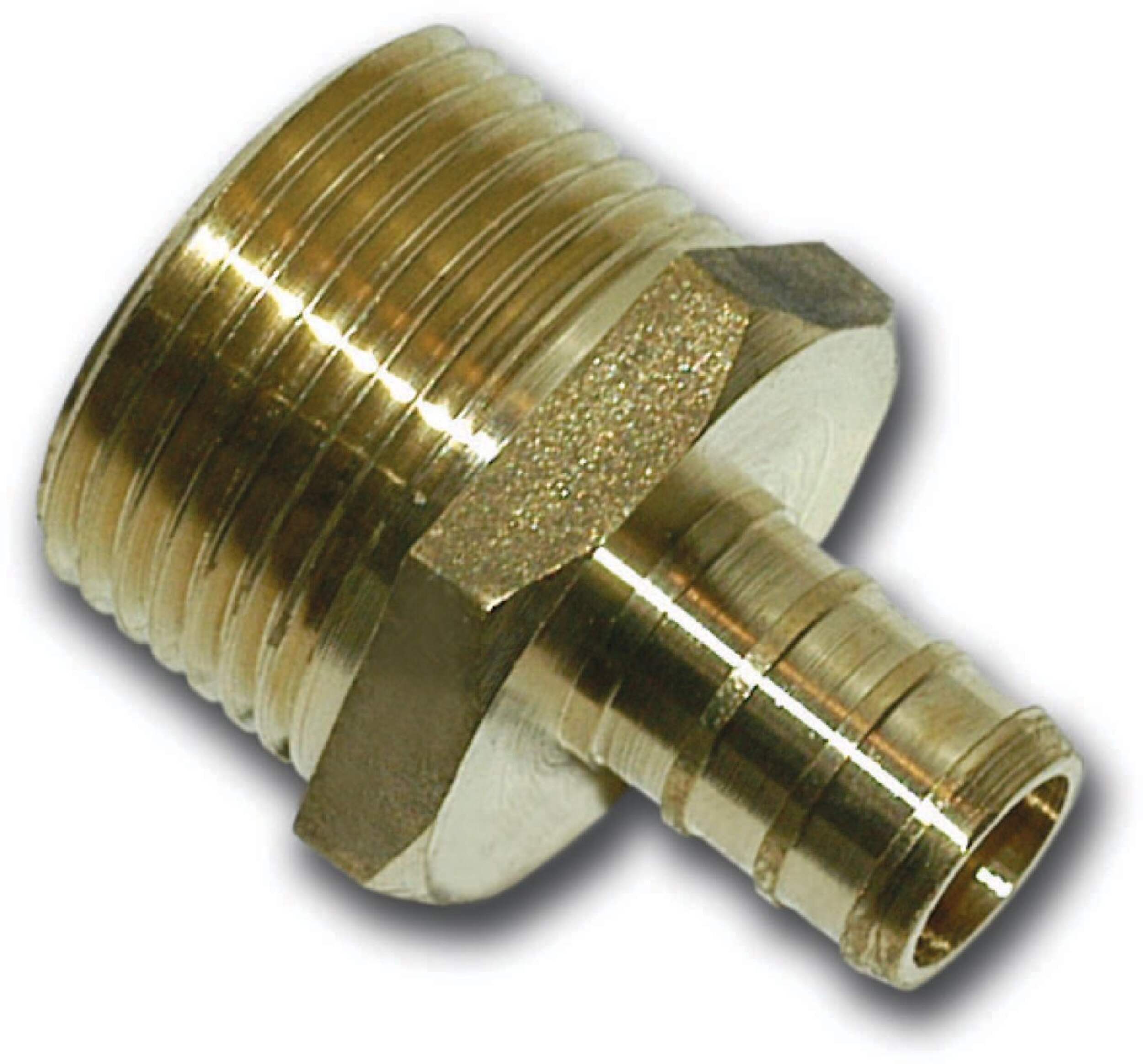 Waterline Solid Brass Male Pipe Adapter for PEX Pipe, 1/2-in x 3/4-in Overhead_Plunge