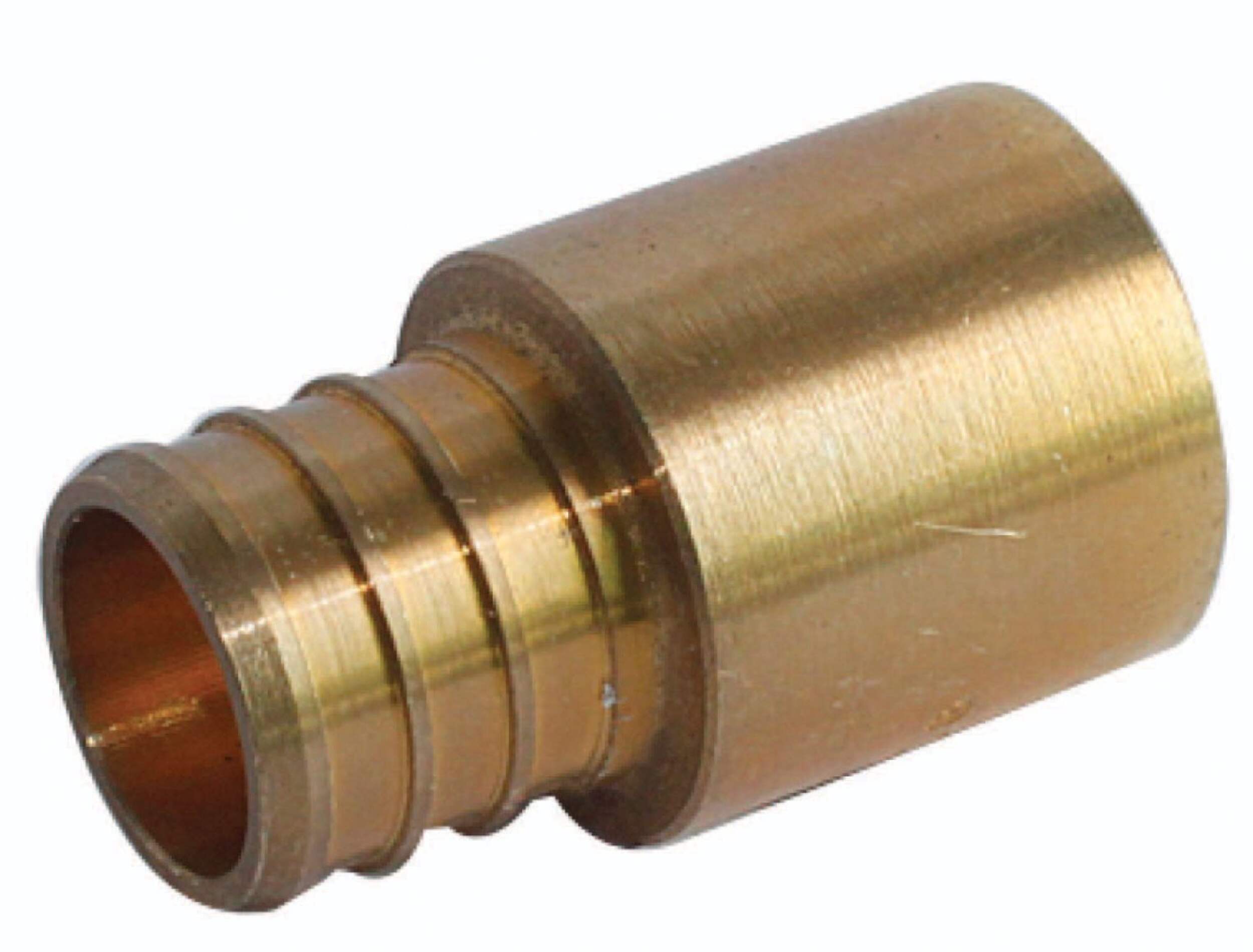Waterline Solid Brass Male Sweat Adapter for PEX Pipe, Assorted Sizes Front_Angled_Left
