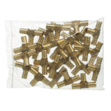 Raccord en T Waterline, laiton massif, qualité d'entrepreneur, tuyau PEX, 1/2, paq. 25 Composite_or_Mixed