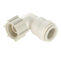 Raccord en coude de 90 degrés Watts, connexion rapide, filetage femelle, 1/2 po PEX x 1/2 po F
