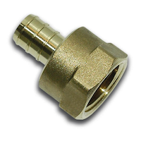 Adaptateur pour tuyau femelle Waterline, laiton massif, pour tuyau PEX, 1/2 po Overhead_Plunge