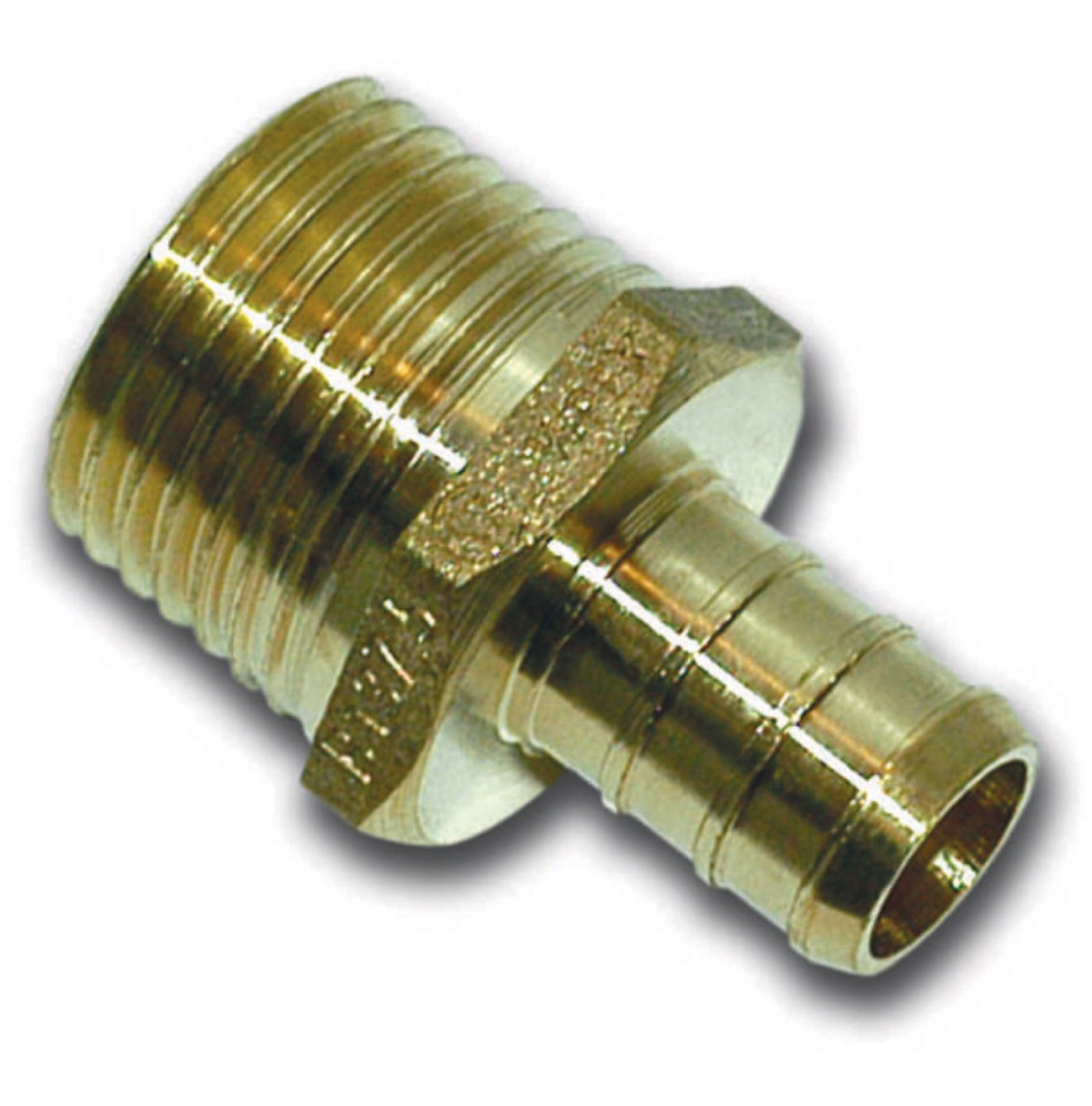 Waterline Solid Brass Male Pipe Adaptor for PEX Pipe, 1/2 x 1/2-in Overhead_Plunge