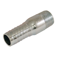 Aqua-Dynamic Galvanized Grey Steel Adapter Insert, Male Pipe Thread, 1/2-in Overhead_Plunge