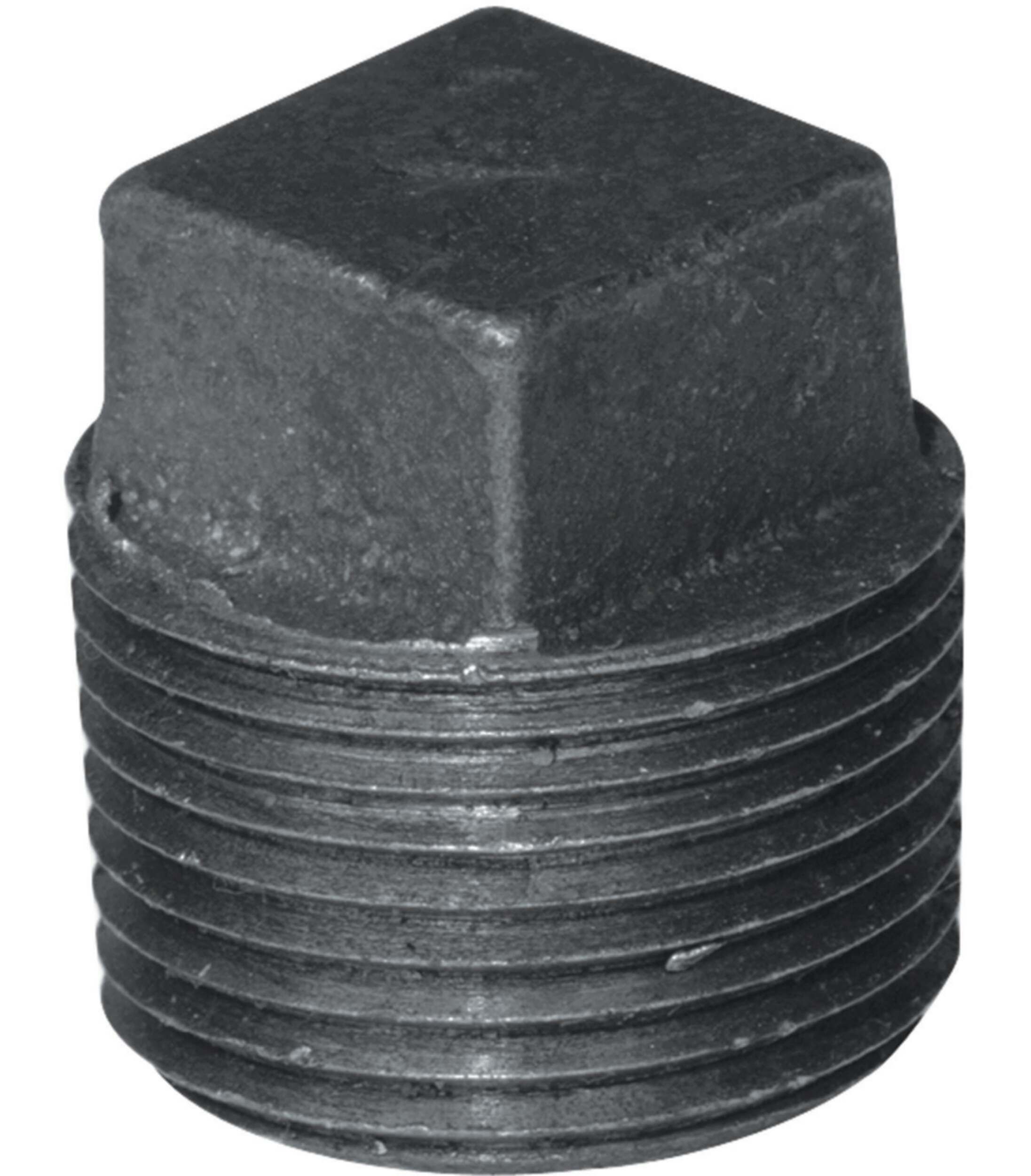 Aqua-Dynamic Galvanized Black Iron Pipe Nipple, Male Pipe Thread, 3/4 x 3-in Front_Elevated