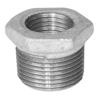 Aqua-Dynamic Galvanized Iron Fitting Hex Bushing, 3/4 x 1/2-in