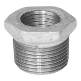 Aqua-Dynamic Galvanized Iron Fitting Hex Bushing, 1 x 1/2-in Front_Elevated