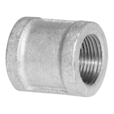 Aqua-Dynamic Galvanized Iron Fitting Coupling, Female Pipe Thread, 1/4-in Front_Angled_Left