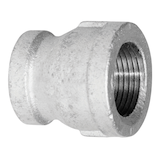 Aqua-Dynamic Galvanized Iron Fitting Coupling, Female Pipe Thread, 3/4 x 3/8-in Front_Angled_Left