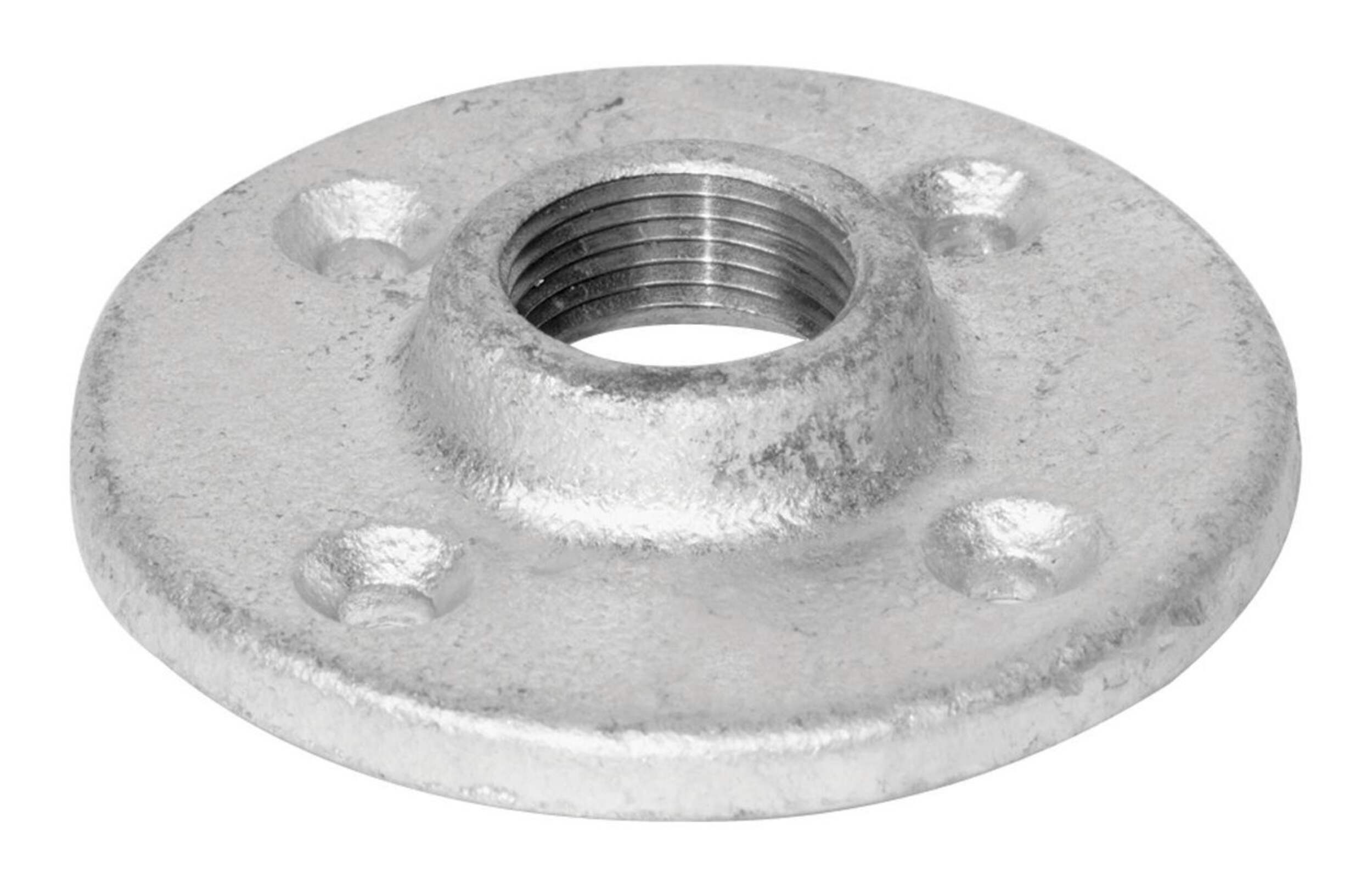 Aqua-Dynamic Galvanized Grey Steel Pipe Nipple, Male Pipe Thread, 1-1/4-in x Close Front_Elevated